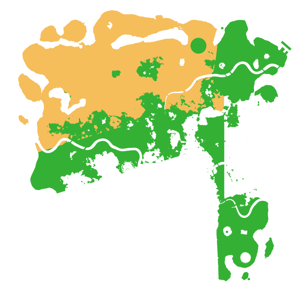 Biome Rust Map: Procedural Map, Size: 5000, Seed: 56782431