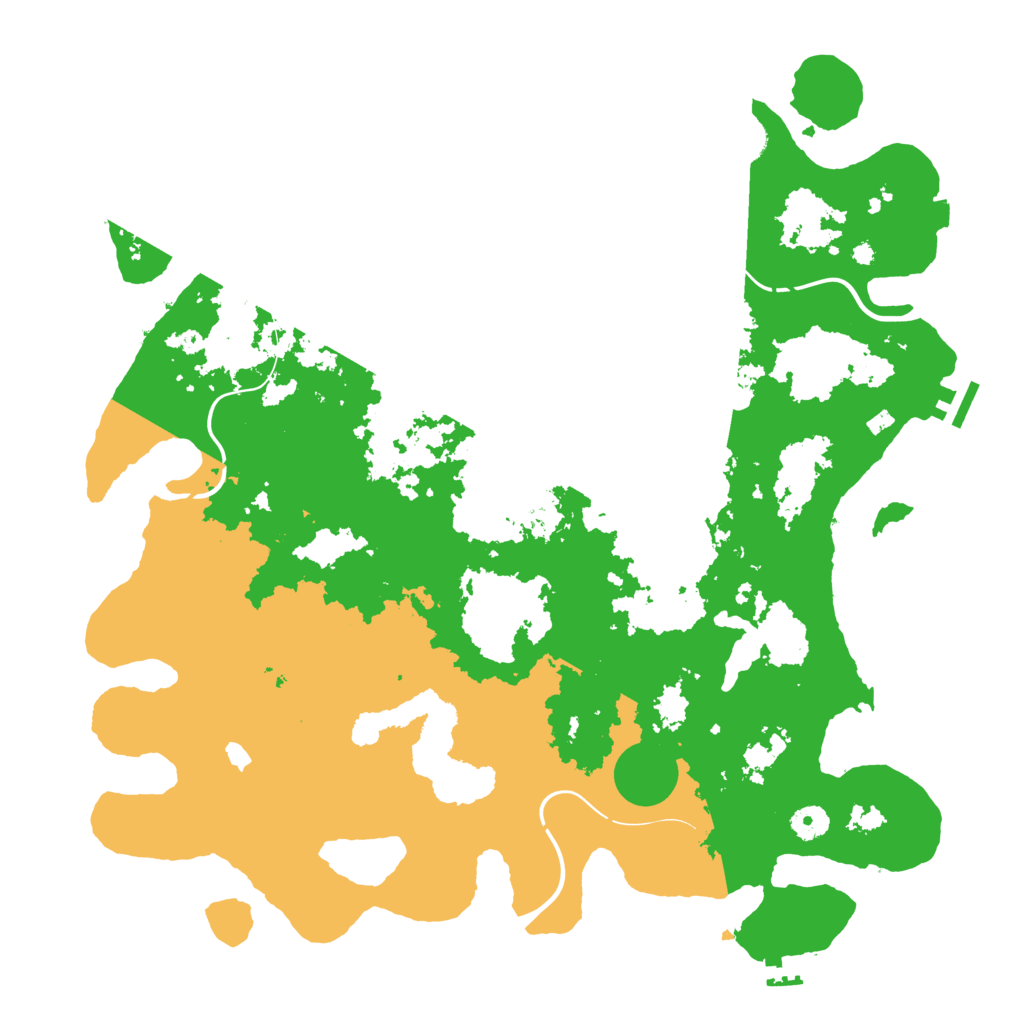 Biome Rust Map: Procedural Map, Size: 4300, Seed: 15732
