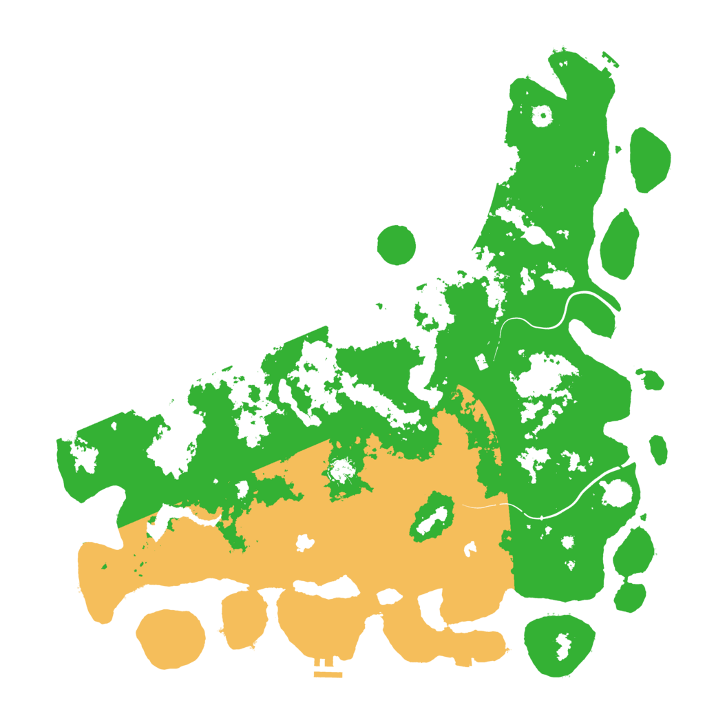 Biome Rust Map: Procedural Map, Size: 5000, Seed: 1043833796