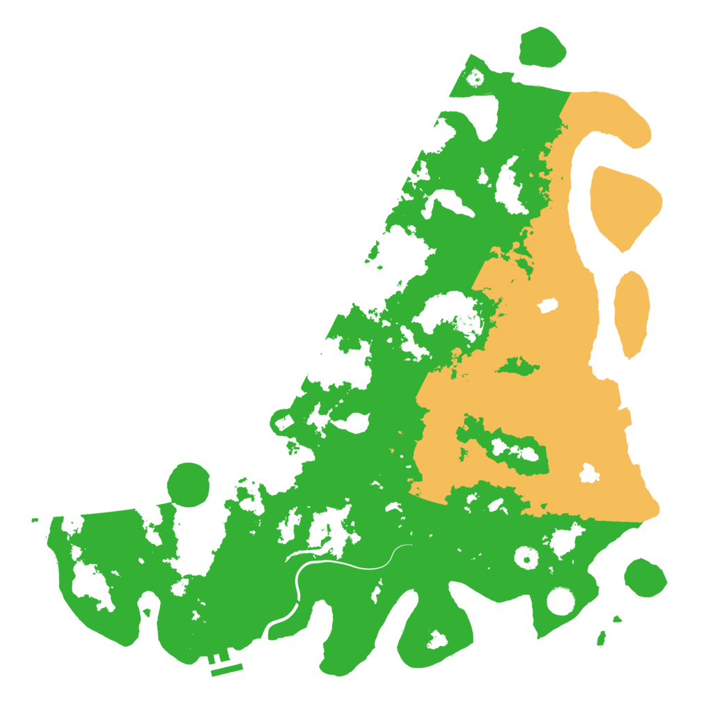 Biome Rust Map: Procedural Map, Size: 4500, Seed: 86754678