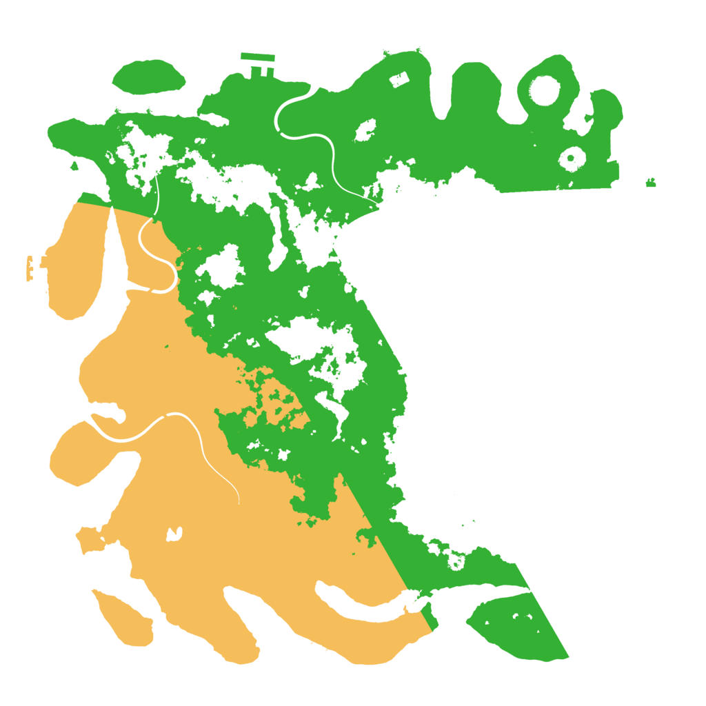 Biome Rust Map: Procedural Map, Size: 4200, Seed: 178470332