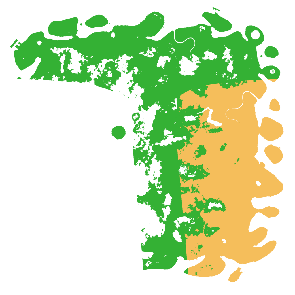 Biome Rust Map: Procedural Map, Size: 6000, Seed: 52900