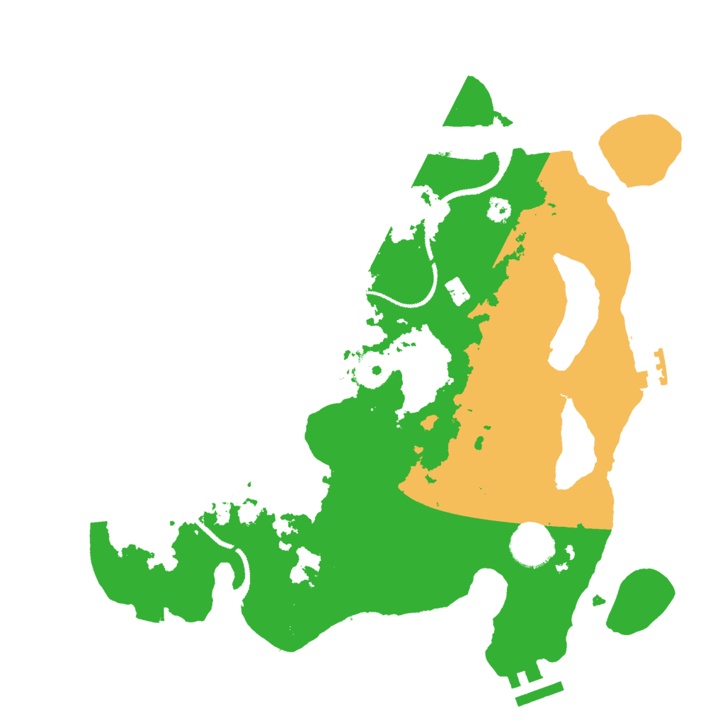 Biome Rust Map: Procedural Map, Size: 3000, Seed: 86754678