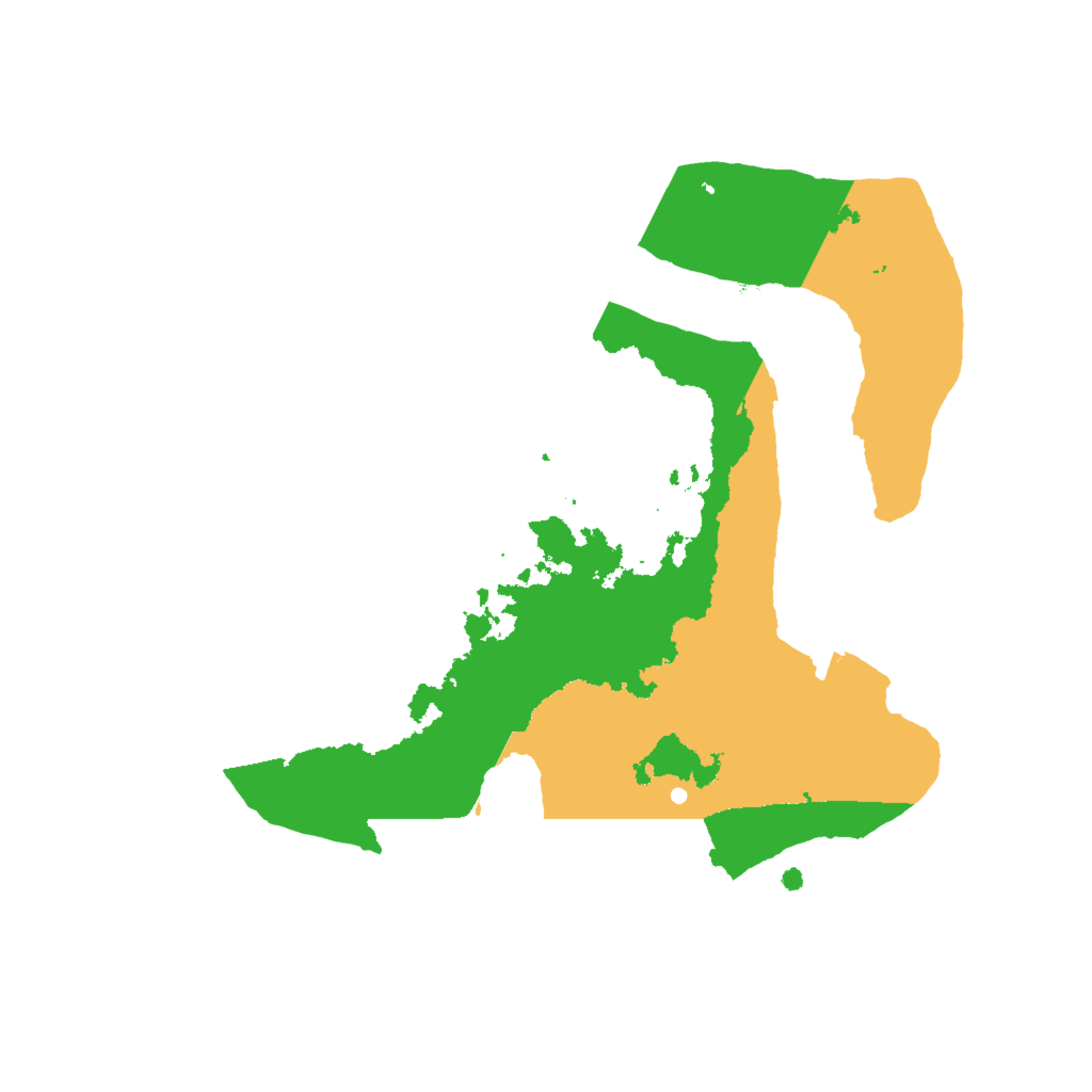Biome Rust Map: Procedural Map, Size: 2000, Seed: 86754678