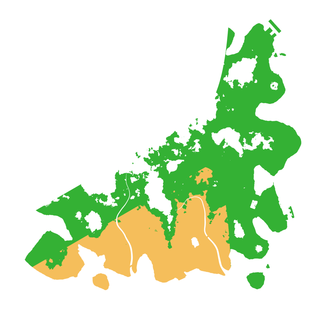 Biome Rust Map: Procedural Map, Size: 4000, Seed: 22749851