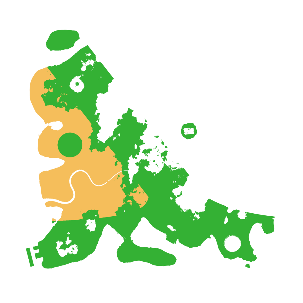 Biome Rust Map: Procedural Map, Size: 3250, Seed: 131930801