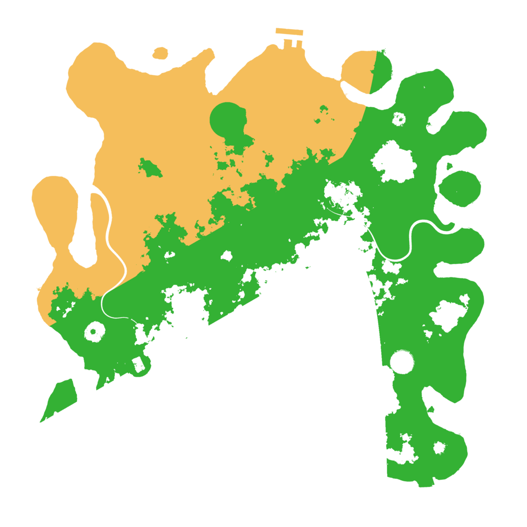 Biome Rust Map: Procedural Map, Size: 3900, Seed: 638812571