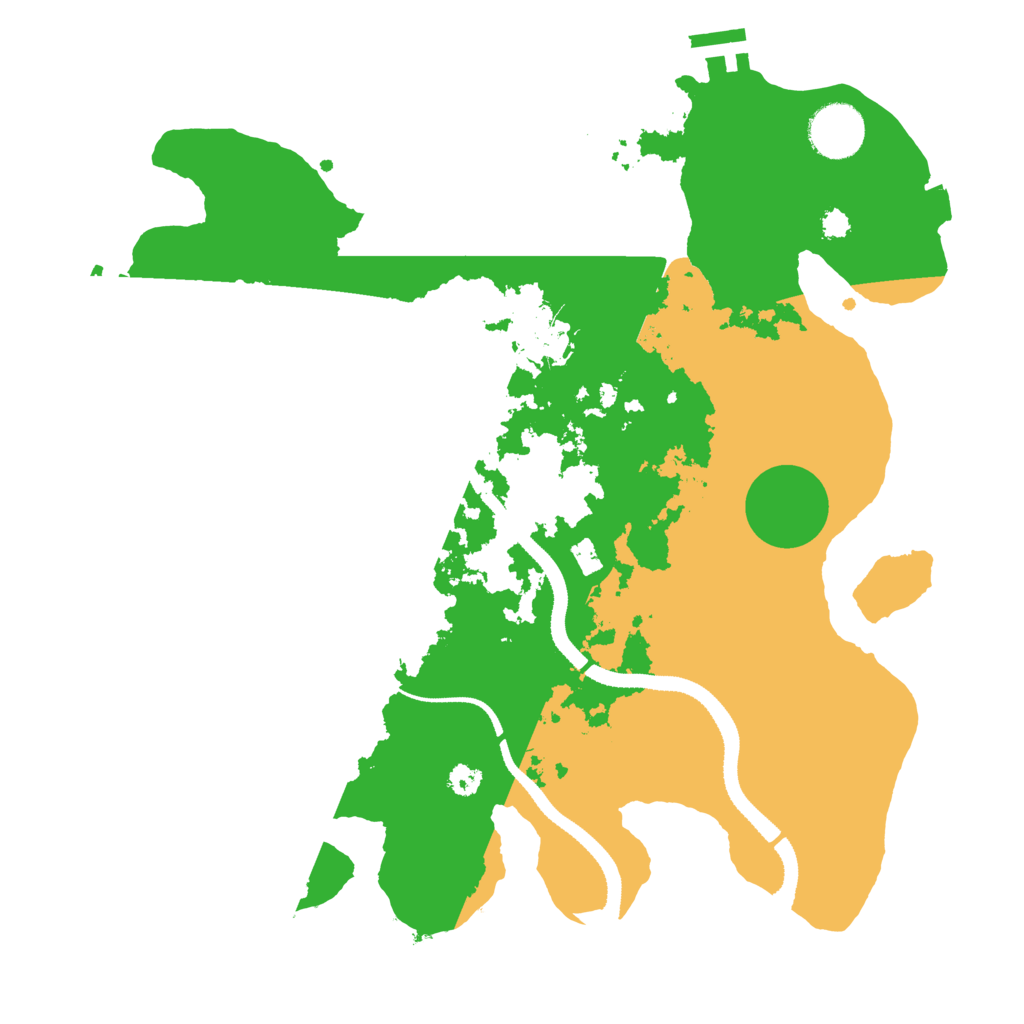Biome Rust Map: Procedural Map, Size: 3250, Seed: 287329196