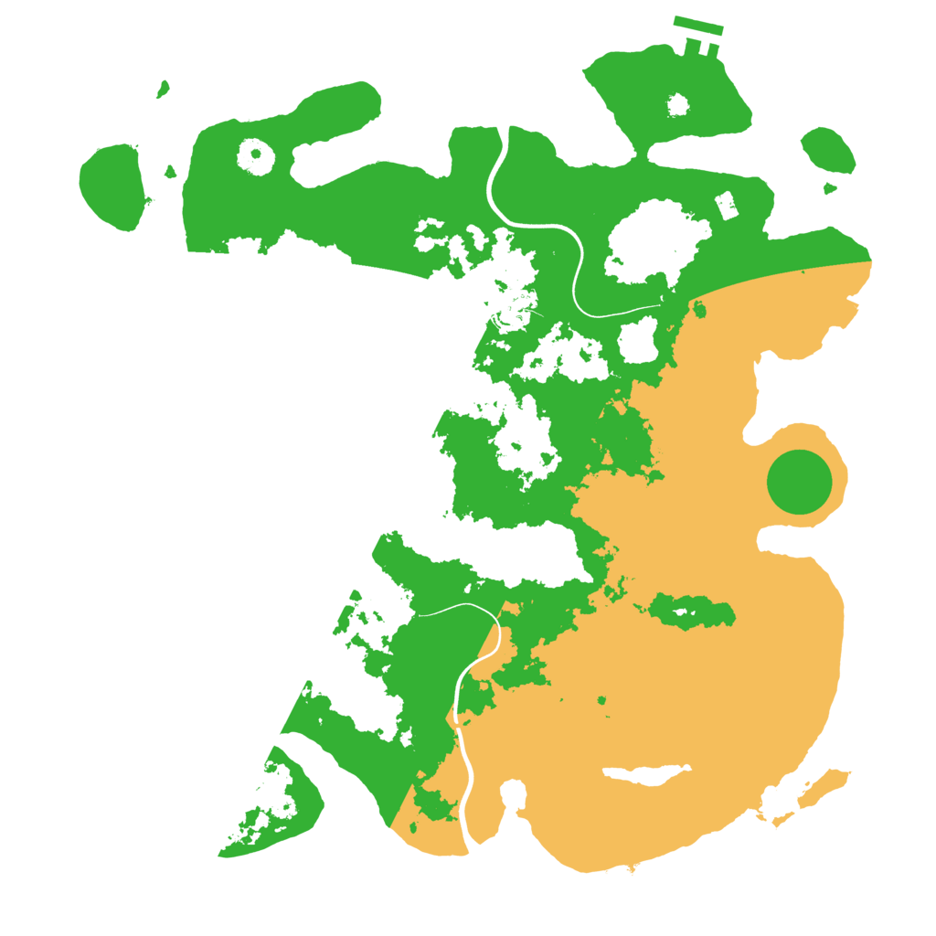 Biome Rust Map: Procedural Map, Size: 3800, Seed: 1147788294