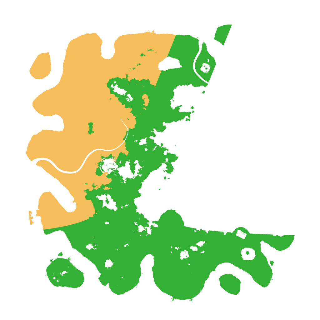 Biome Rust Map: Procedural Map, Size: 3500, Seed: 515709297