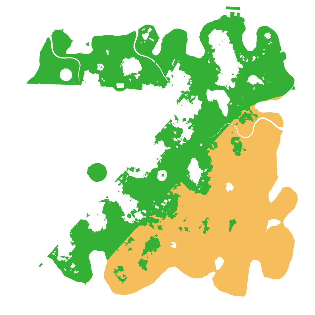 Biome Rust Map: Procedural Map, Size: 4500, Seed: 1484676271