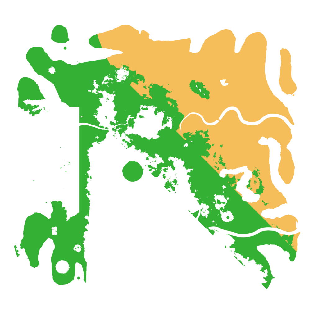 Biome Rust Map: Procedural Map, Size: 4200, Seed: 897495916