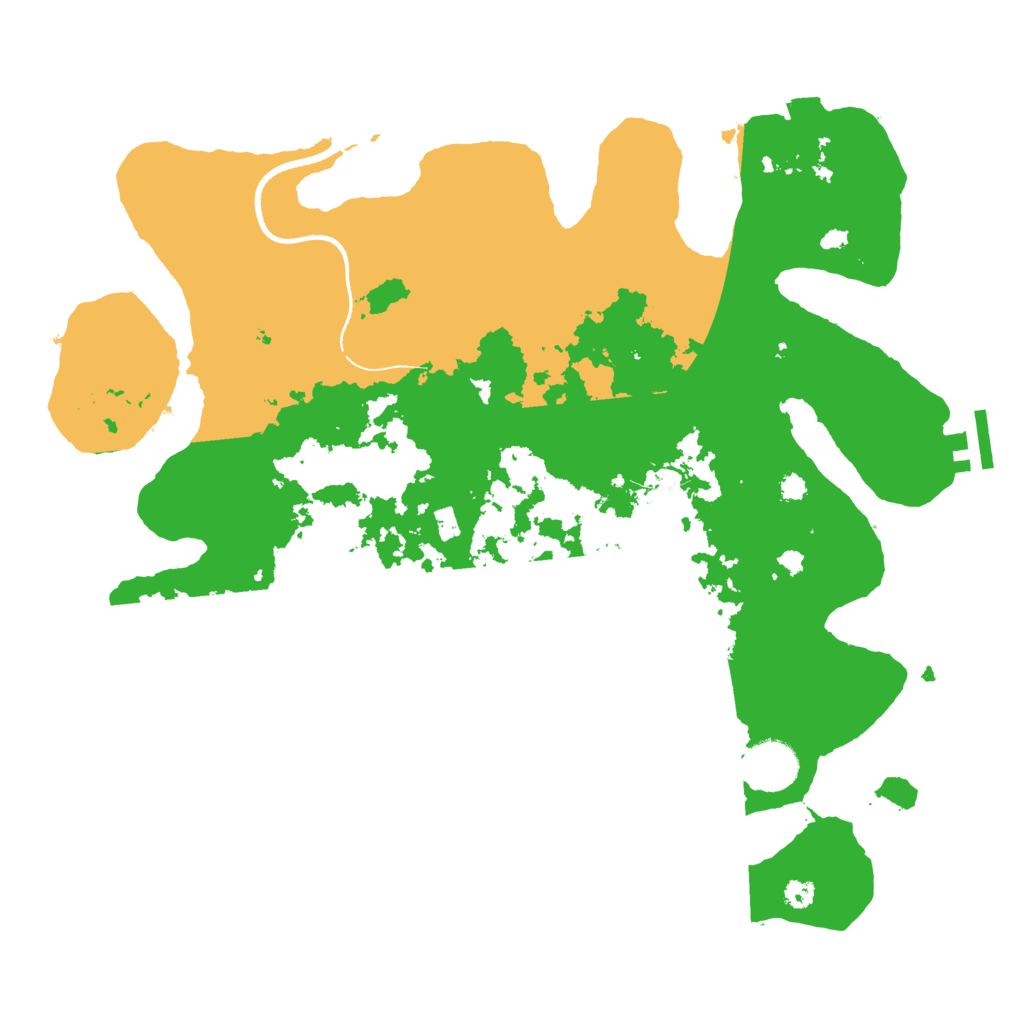 Biome Rust Map: Procedural Map, Size: 3500, Seed: 1593185838