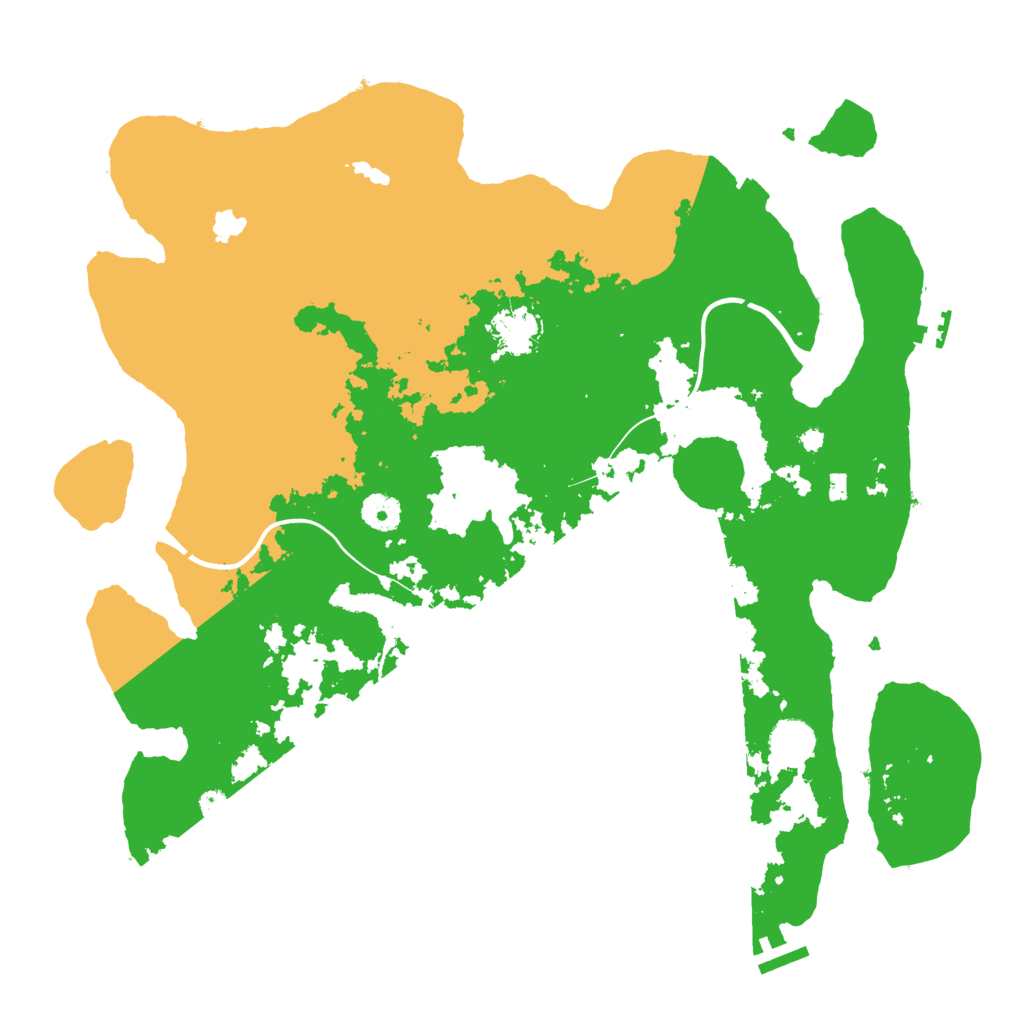 Biome Rust Map: Procedural Map, Size: 4000, Seed: 1496607828