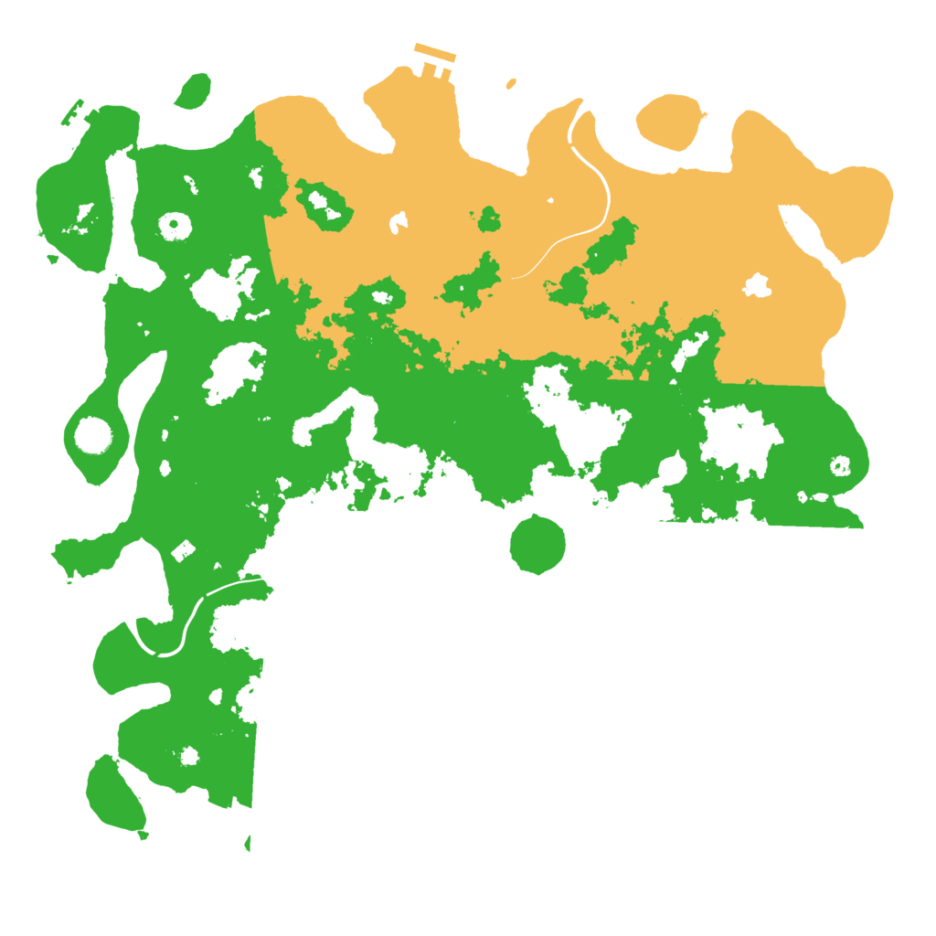 Biome Rust Map: Procedural Map, Size: 4500, Seed: 46386