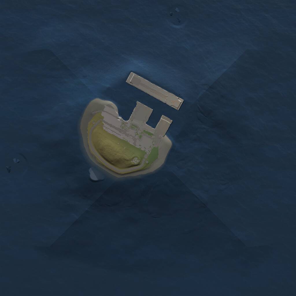 Rust Map: Procedural Map, Size: 1000, Seed: 1548403226, 2 Monuments