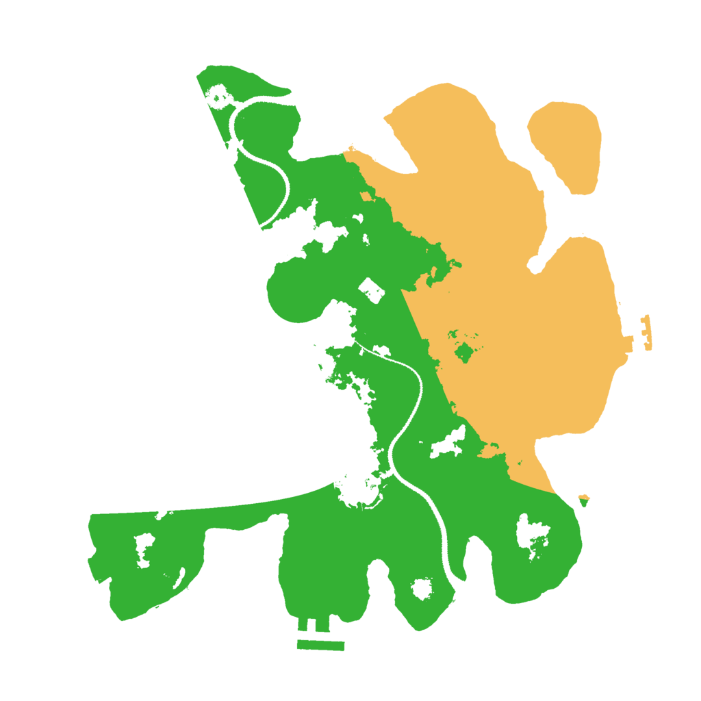 Biome Rust Map: Procedural Map, Size: 3000, Seed: 1206093758