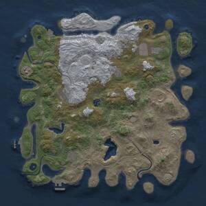 Thumbnail Rust Map: Procedural Map, Size: 4250, Seed: 1585679240, 14 Monuments