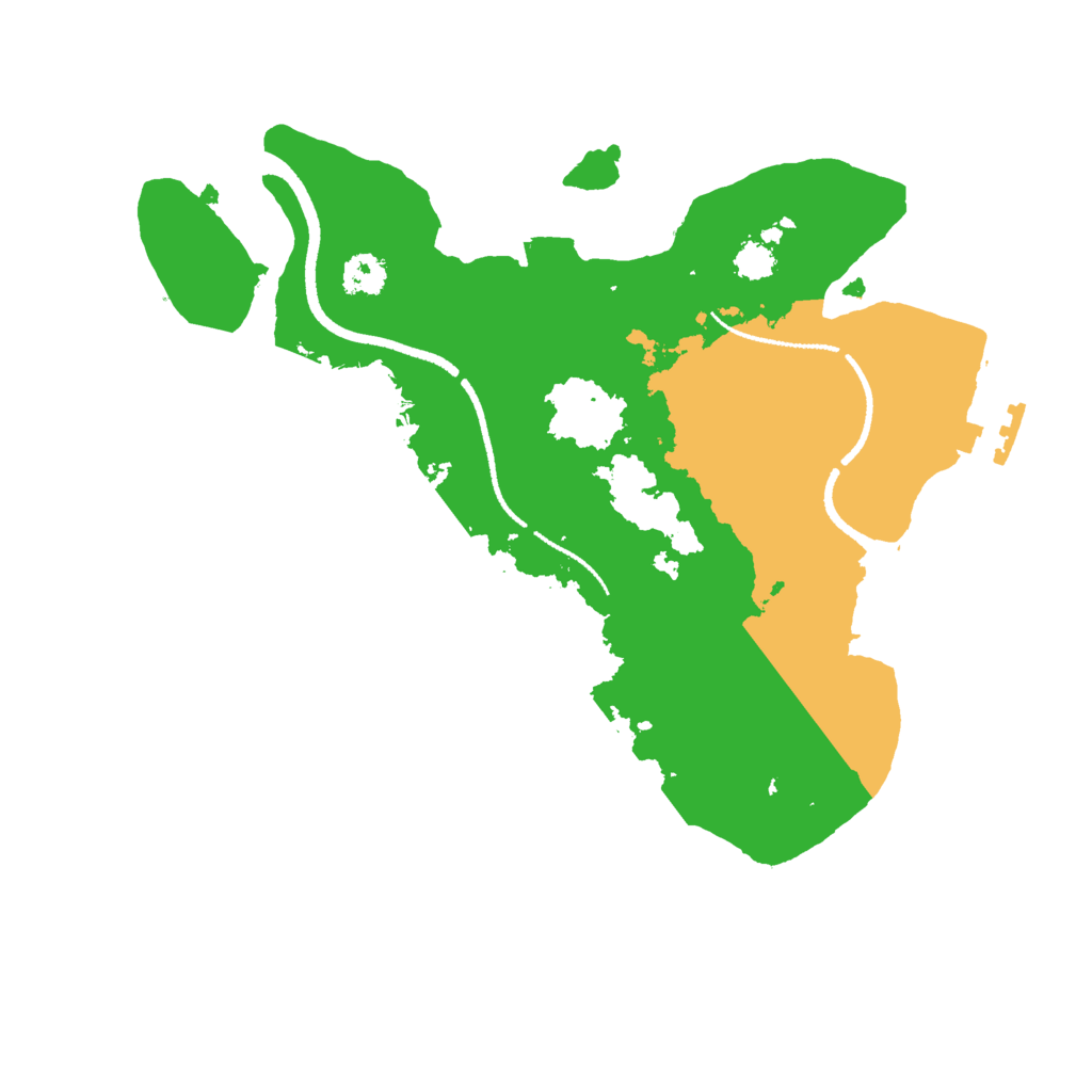 Biome Rust Map: Procedural Map, Size: 2550, Seed: 359103433