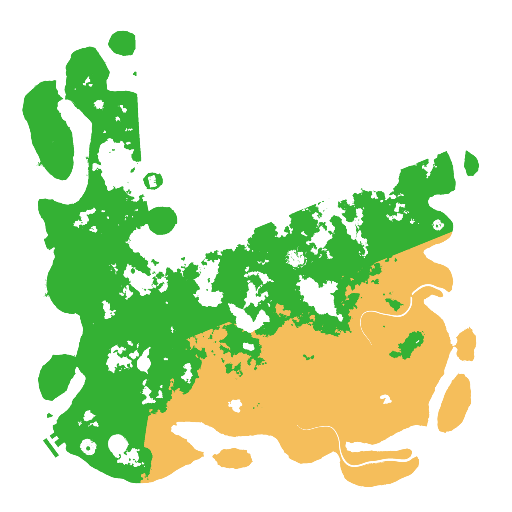 Biome Rust Map: Procedural Map, Size: 4851, Seed: 5