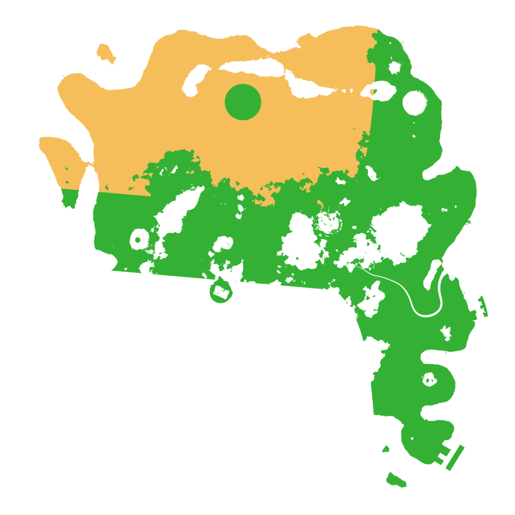 Biome Rust Map: Procedural Map, Size: 3750, Seed: 438107134