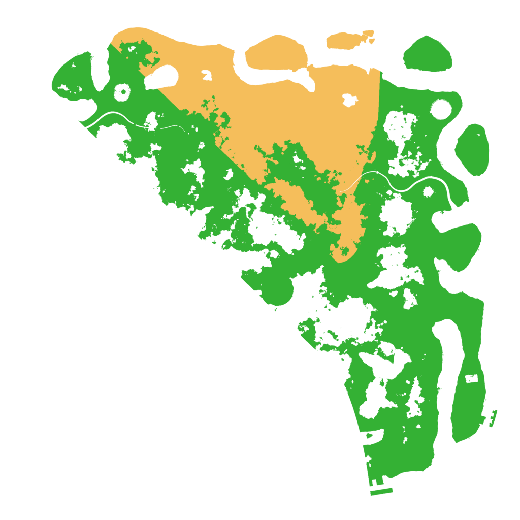 Biome Rust Map: Procedural Map, Size: 4500, Seed: 544424970