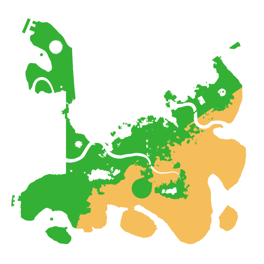 Biome Rust Map: Procedural Map, Size: 3500, Seed: 959468741