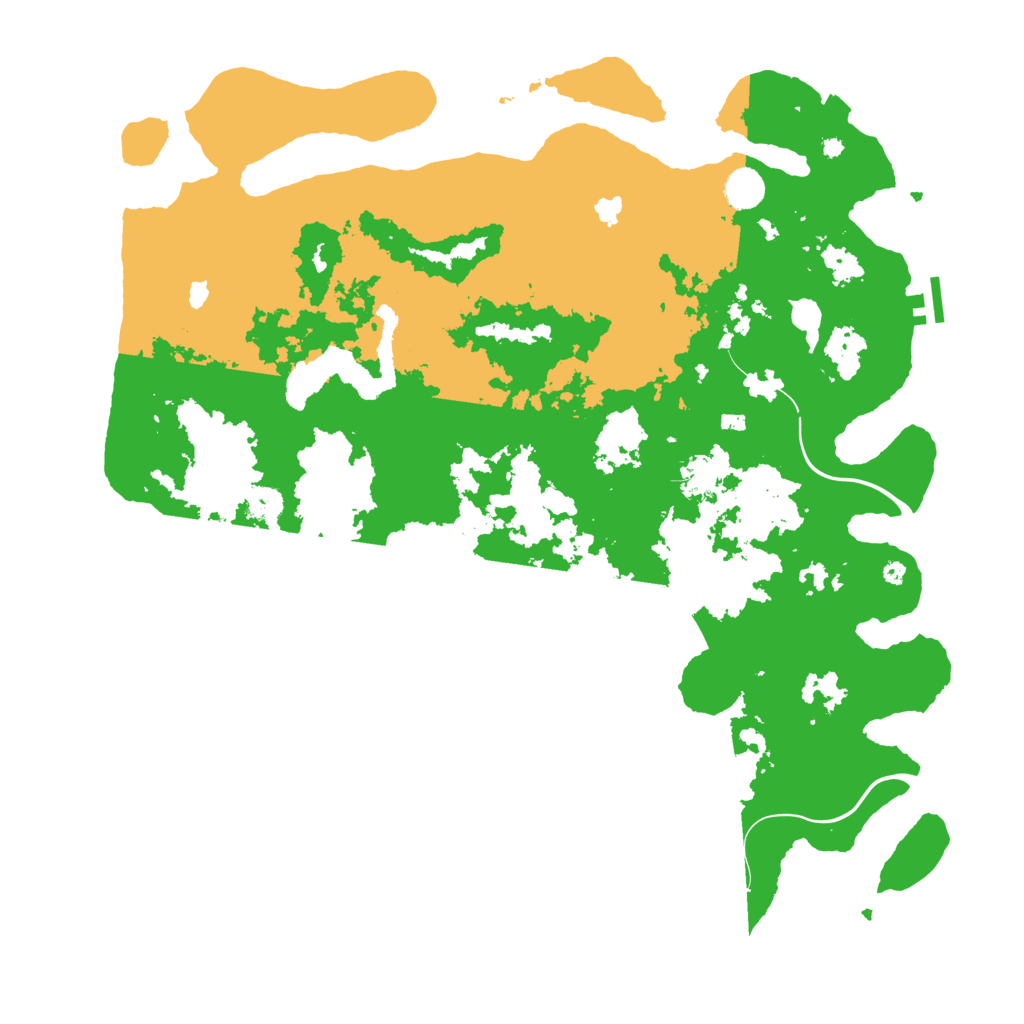 Biome Rust Map: Procedural Map, Size: 4500, Seed: 2115811540