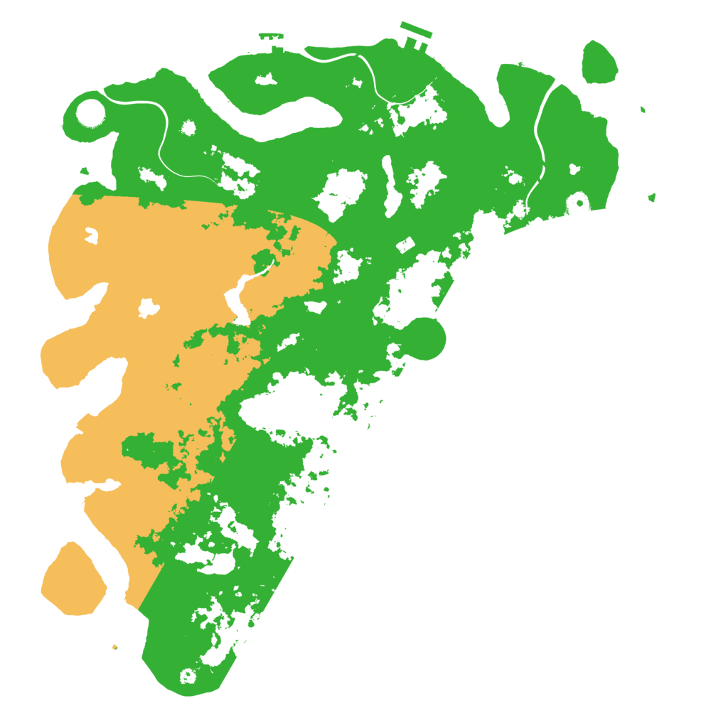 Biome Rust Map: Procedural Map, Size: 4500, Seed: 330766480