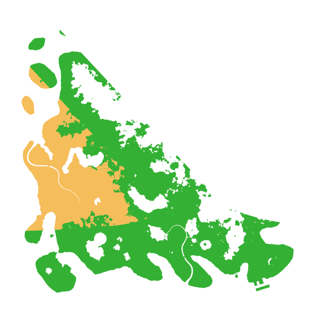 Biome Rust Map: Procedural Map, Size: 4500, Seed: 1790925089