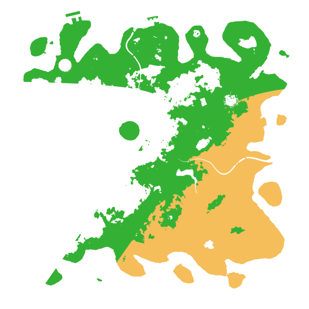 Biome Rust Map: Procedural Map, Size: 4250, Seed: 710146051