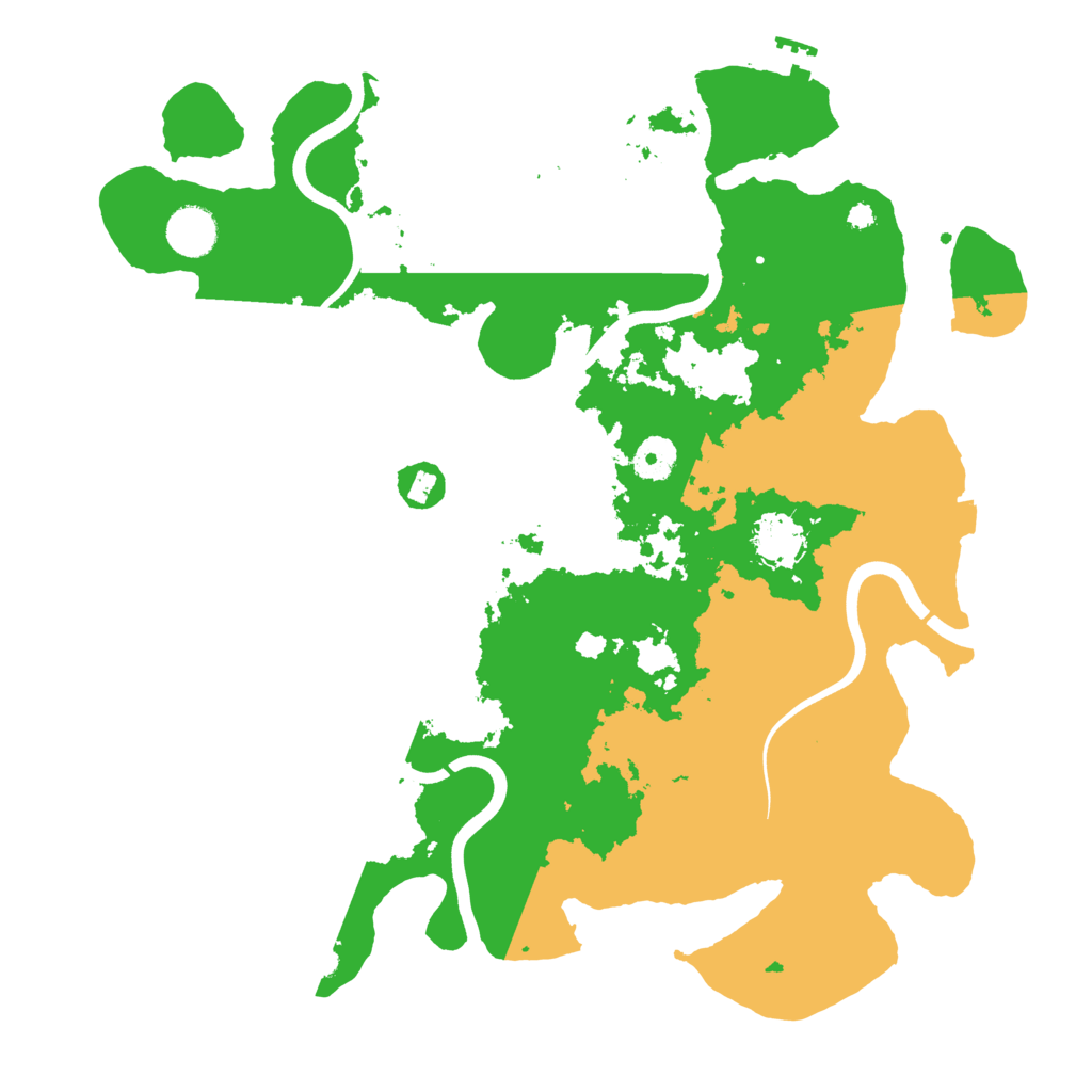 Biome Rust Map: Procedural Map, Size: 3800, Seed: 65109902