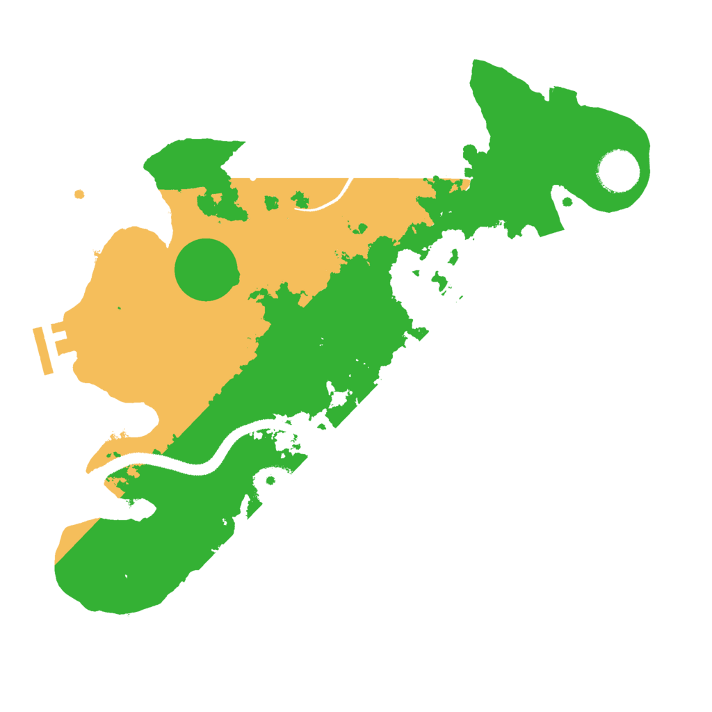 Biome Rust Map: Procedural Map, Size: 3000, Seed: 98412808