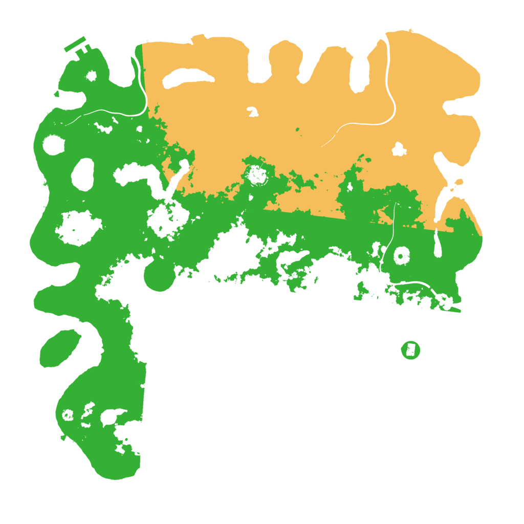 Biome Rust Map: Procedural Map, Size: 4500, Seed: 956260140