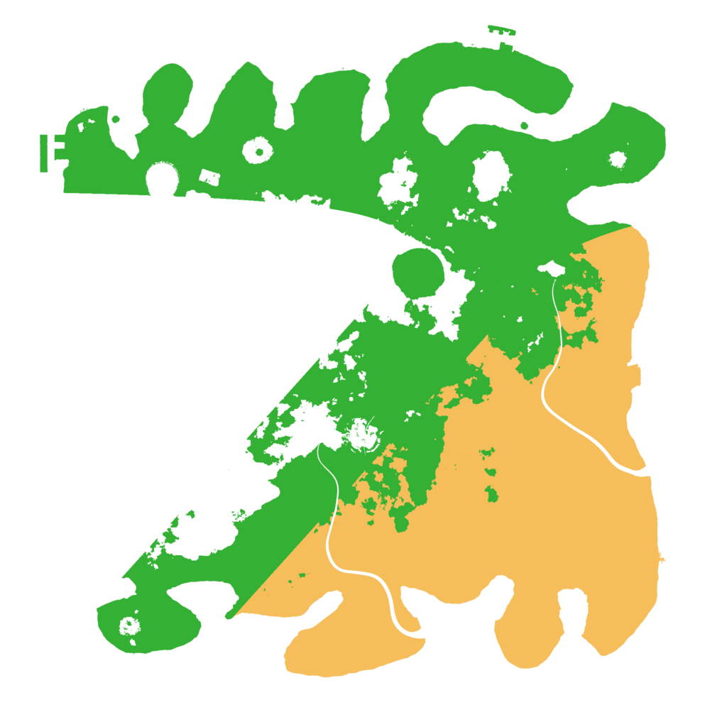 Biome Rust Map: Procedural Map, Size: 3900, Seed: 41222