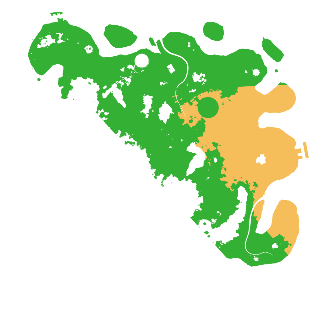 Biome Rust Map: Procedural Map, Size: 4000, Seed: 500756