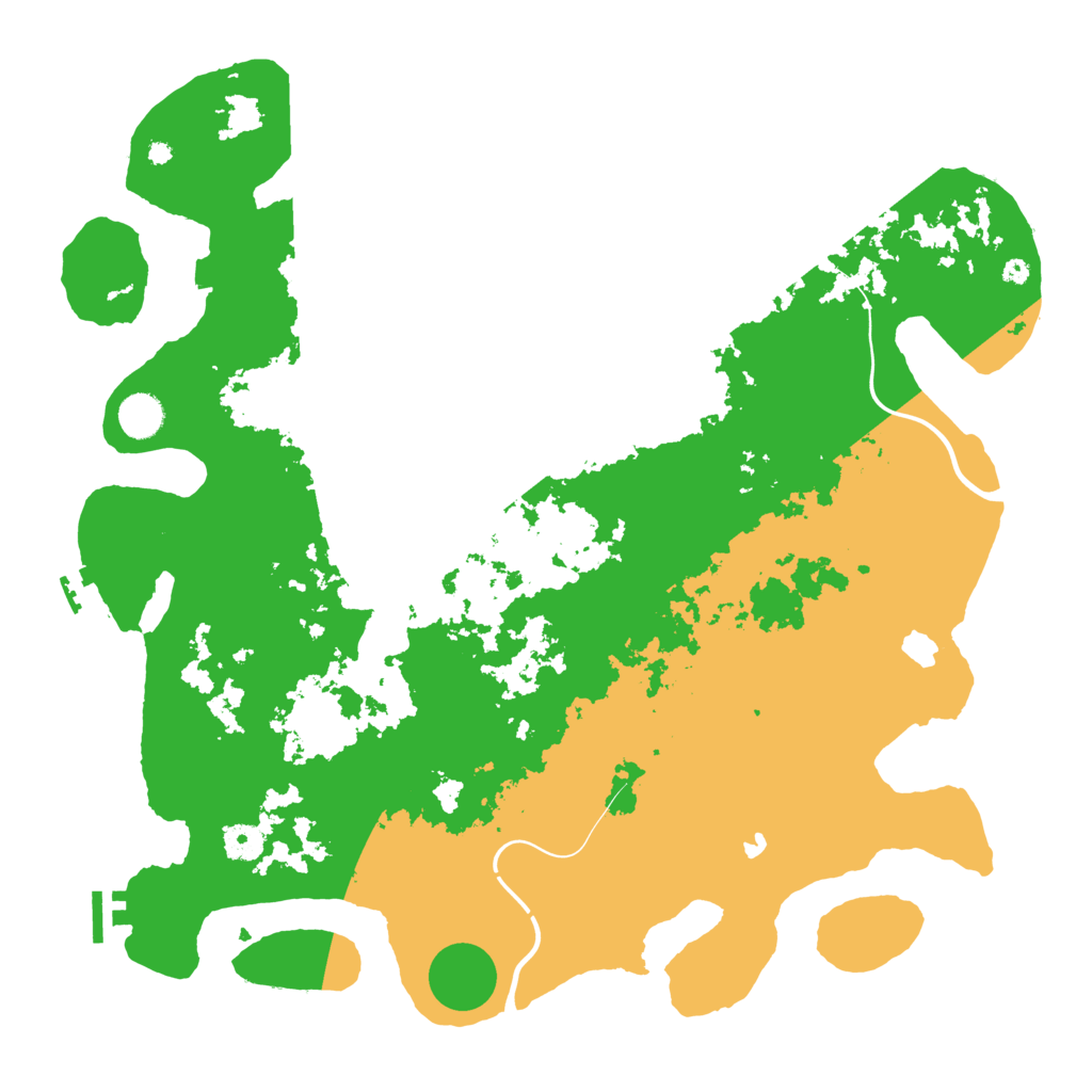 Biome Rust Map: Procedural Map, Size: 4250, Seed: 1248485422