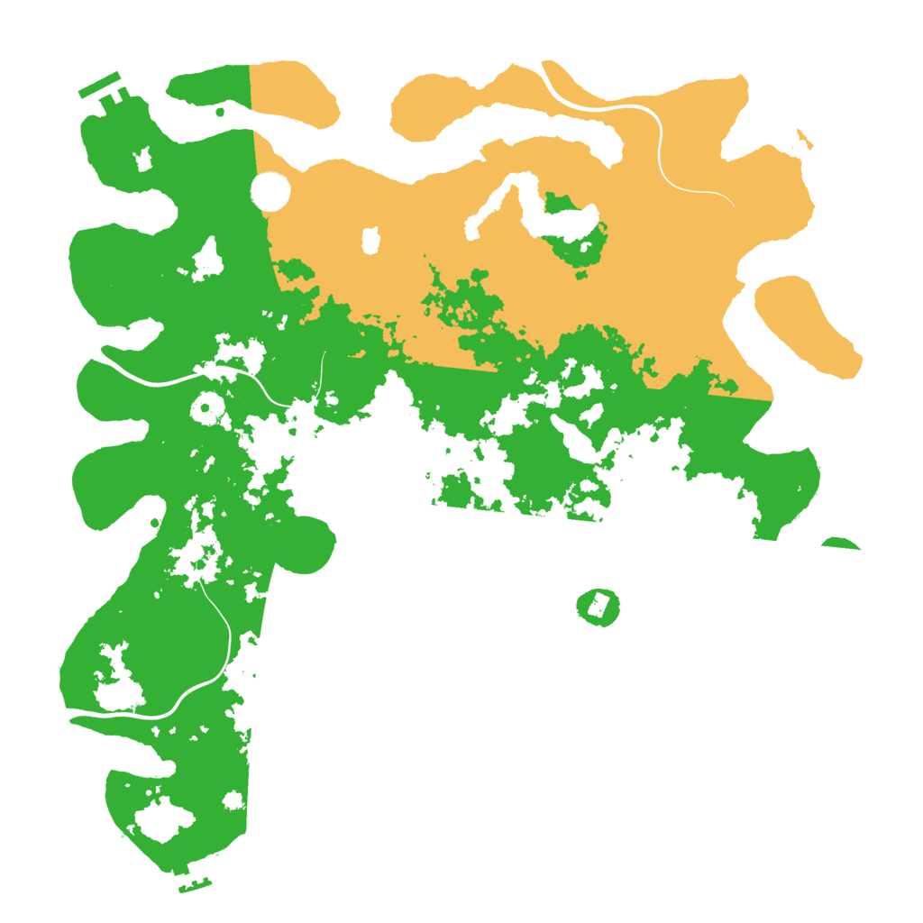 Biome Rust Map: Procedural Map, Size: 4200, Seed: 902640459