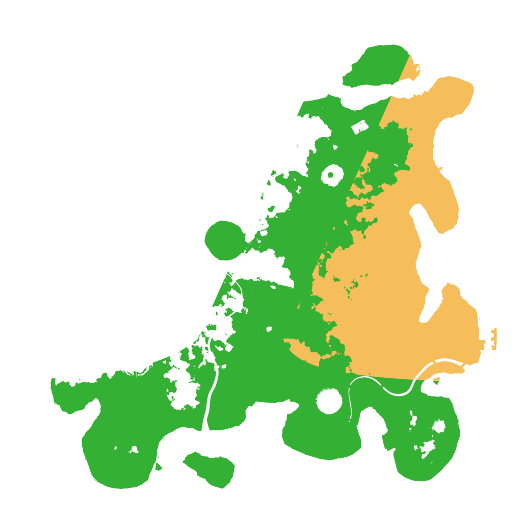 Biome Rust Map: Procedural Map, Size: 3650, Seed: 21132775