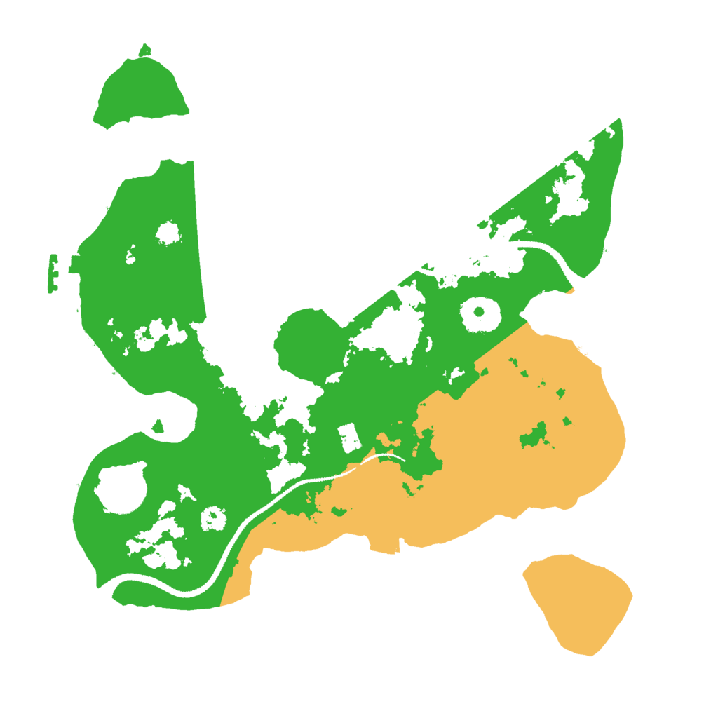 Biome Rust Map: Procedural Map, Size: 2800, Seed: 231654