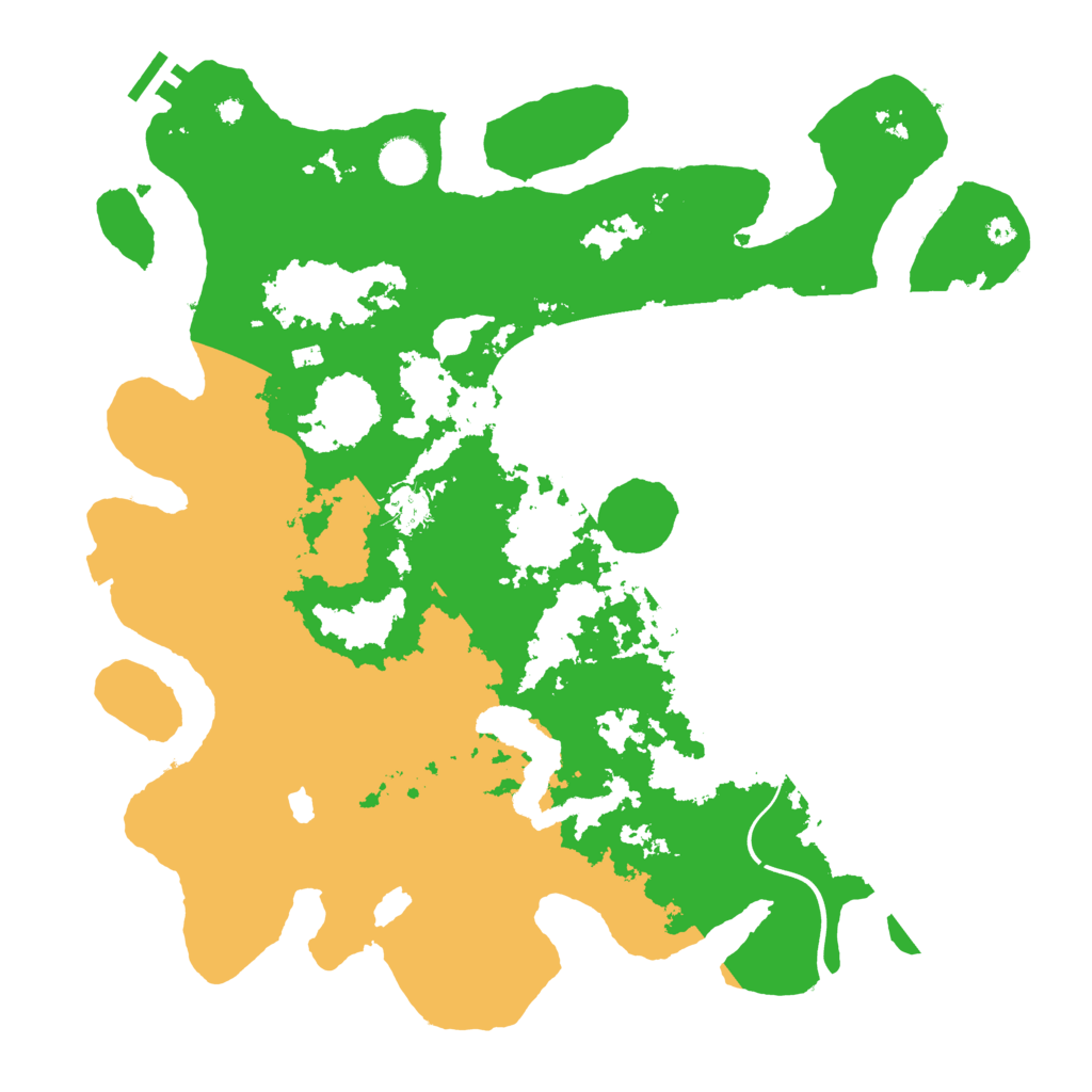 Biome Rust Map: Procedural Map, Size: 4000, Seed: 2502507