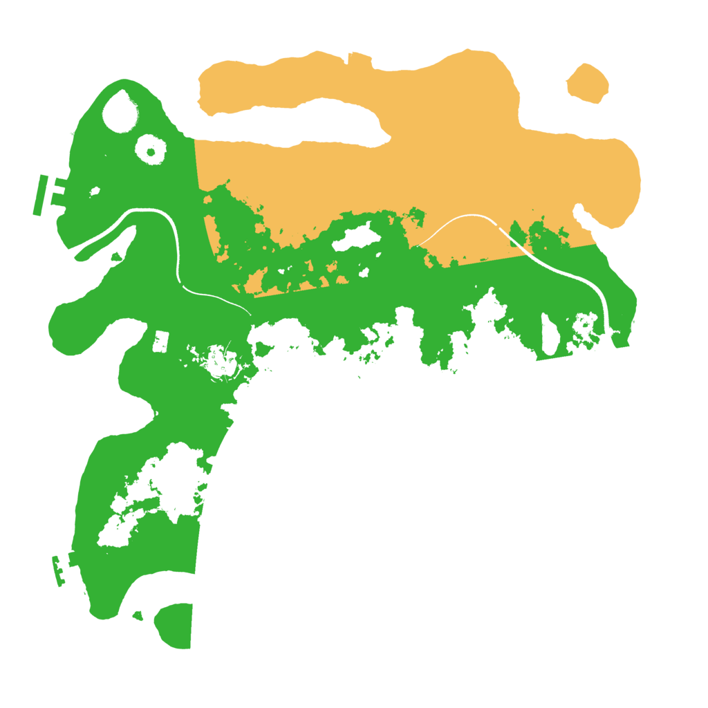 Biome Rust Map: Procedural Map, Size: 3500, Seed: 1286087343