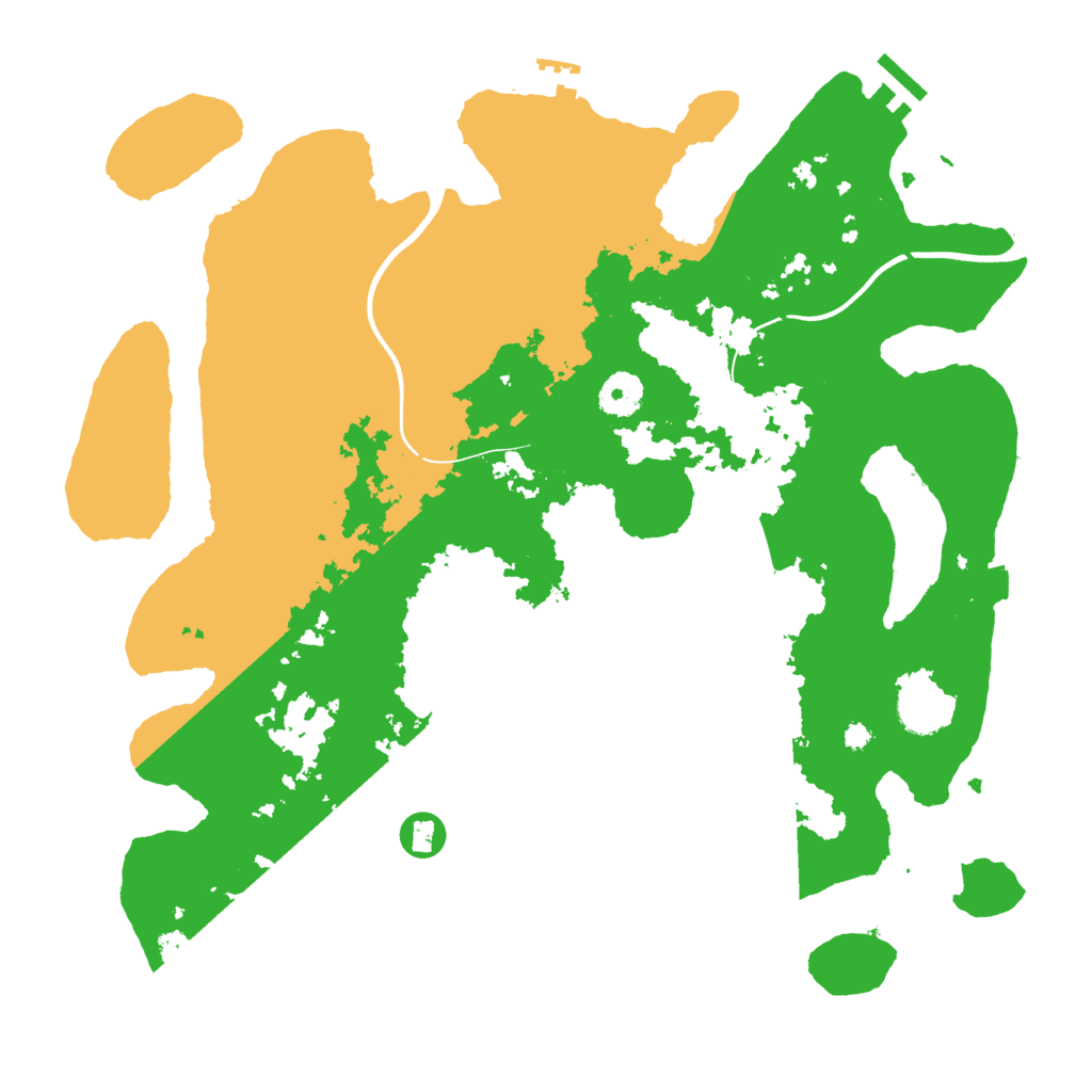 Biome Rust Map: Procedural Map, Size: 3750, Seed: 1985800013
