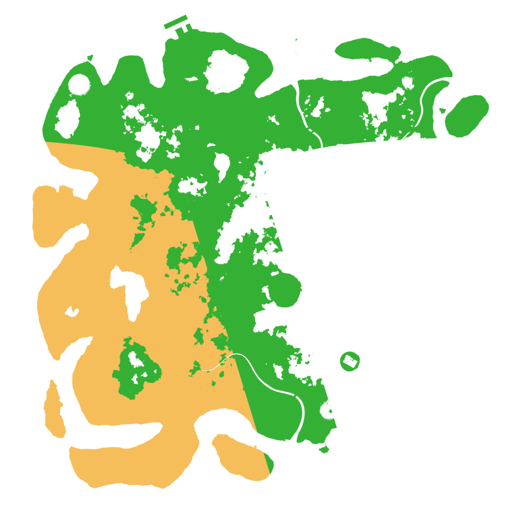 Biome Rust Map: Procedural Map, Size: 4250, Seed: 1291063598