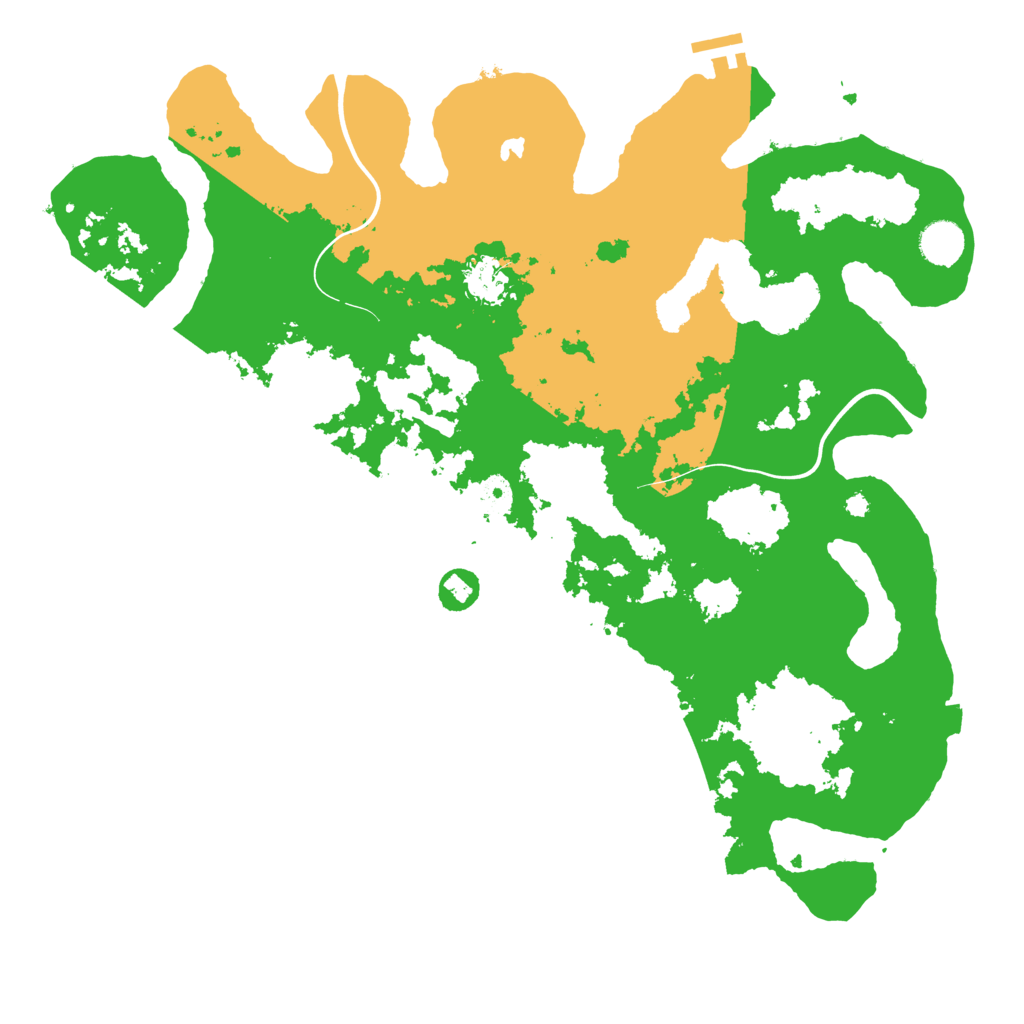 Biome Rust Map: Procedural Map, Size: 4050, Seed: 513719953
