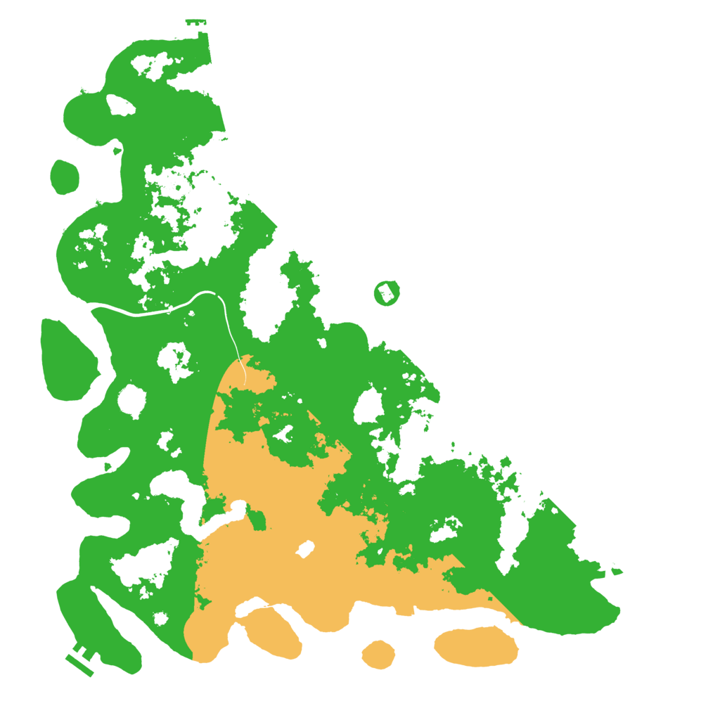 Biome Rust Map: Procedural Map, Size: 4600, Seed: 160120251