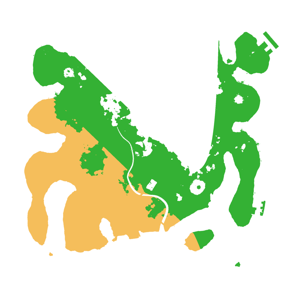 Biome Rust Map: Procedural Map, Size: 3000, Seed: 846270