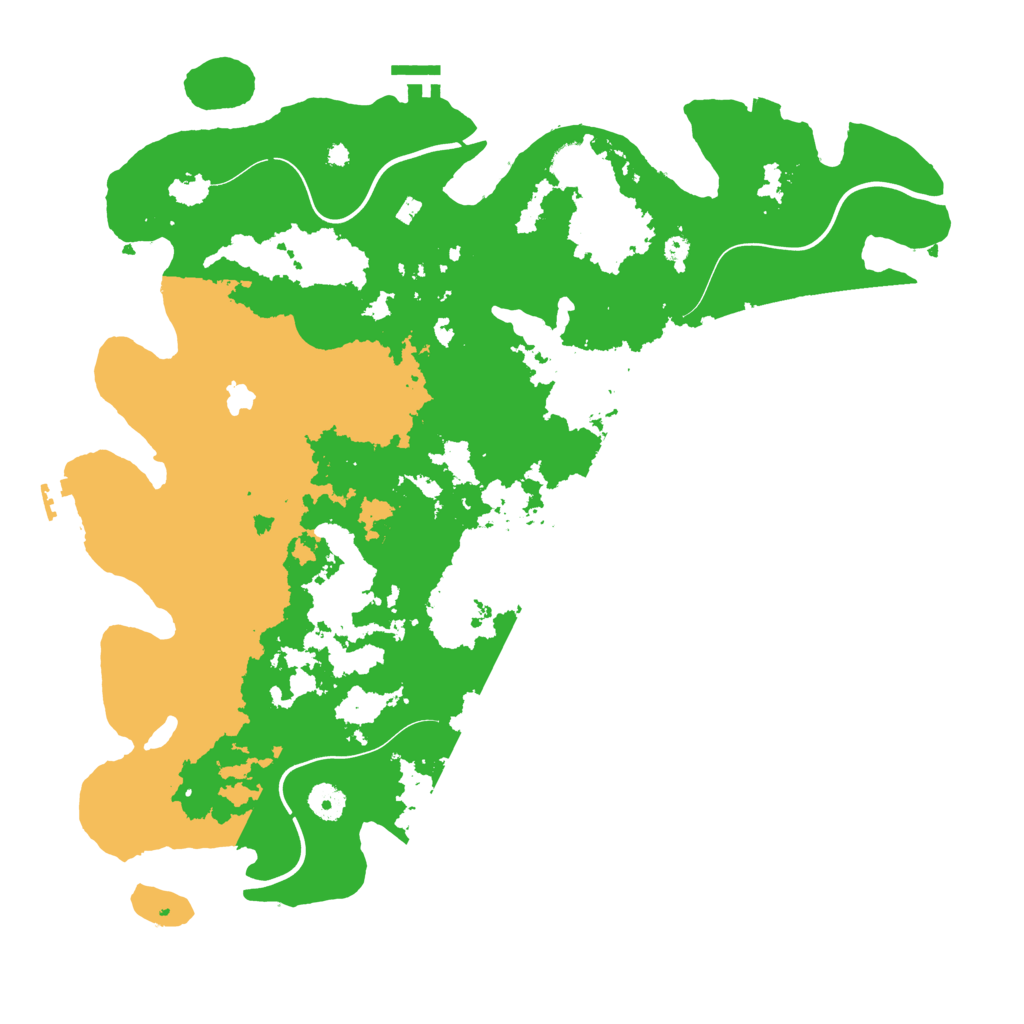 Biome Rust Map: Procedural Map, Size: 4200, Seed: 379067261
