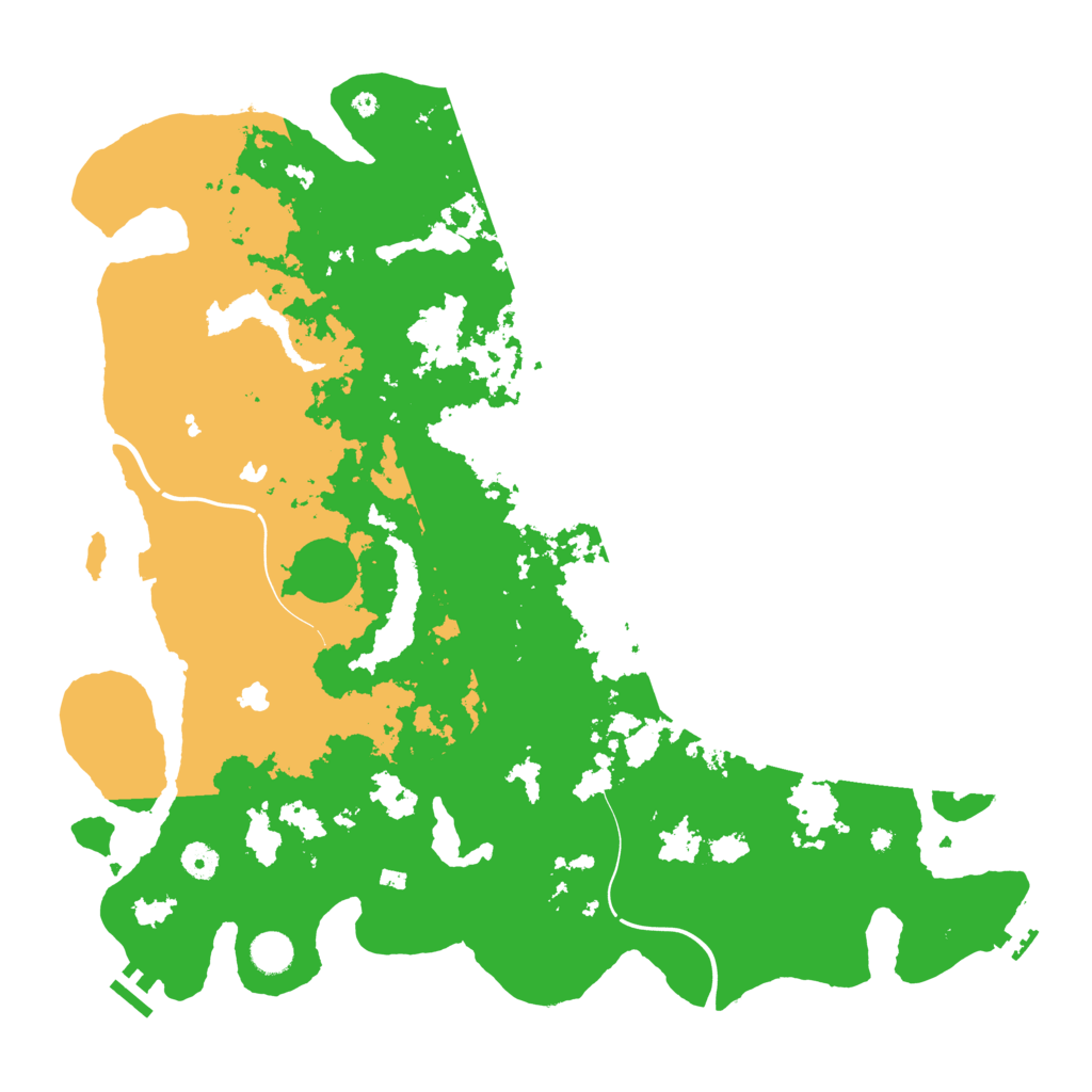 Biome Rust Map: Procedural Map, Size: 4500, Seed: 2577682