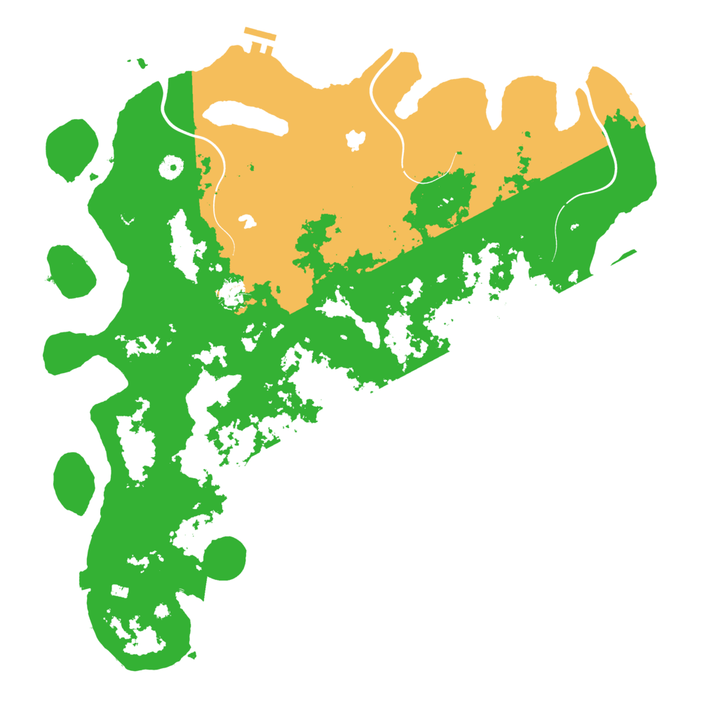 Biome Rust Map: Procedural Map, Size: 4500, Seed: 792094222